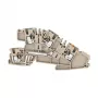 Weidmüller AITB 2.5 BB N-L caurplūdes spaiļu bloks, zils, skrūvju savienojums, 500V, 24A, 2,5 mm², DIN sliede