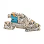Weidmüller AITB 2.5 BB NDT-L-PE Montāžas spaiļu bloks, 3 līmeņu, skrūvju savienojums, 2,5 mm², bēšs, 2668950000