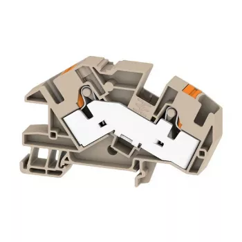 Weidmüller AITB 16 BB 2C Instalācijas spaiļu bloks, skrūvju savienojums, DIN sliede, 500V, 76A, 0.5-16 mm², tumši bēšs