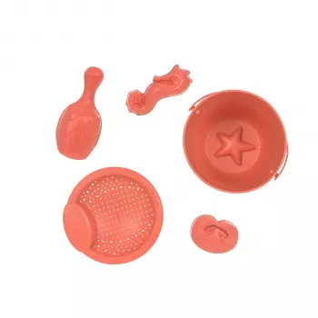Lassig Water Friends Pink Smilšu Rotaļlietu Komplekts - 5 Gabali