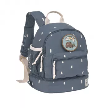 Lassig mini mugursoma Happy Prints navy