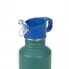Lassig Nerūsējošā tērauda pudele ar snīpi un rokturi 500 ml Little Gang Rainbow Green