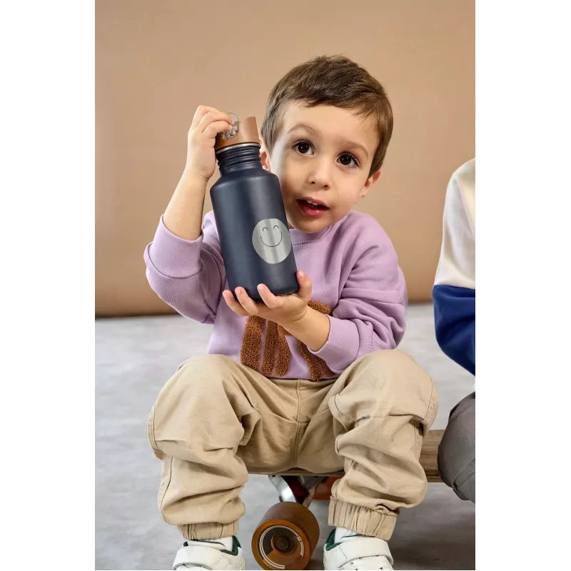 Lassig Little Gang Smile 500 ml dzeramā pudele Navy