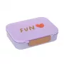 Lassig Bento 12100157012 Little Gang Heart Purple Bento Box