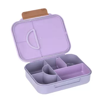 Lassig Bento 12100157012 Little Gang Heart Purple Bento Box