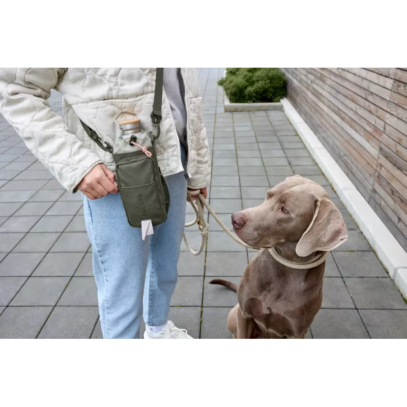 PALOPA 2-in-1 suņu gardumu maciņš un pudeles turētājs Boudi Dark Olive