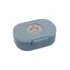 Lassig Lunchbox Style & Snack with Compartments Pattern Party Blue/Green