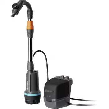 Gardena Bezvadu Lietus Ūdens Mucas Sūknis 2600 Comfort 18V P4A Gatavs Lietošanai Komplekts (14604-20)
