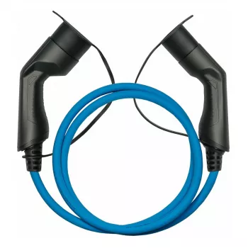 KABELMEISTER Mode 3 EV uzlādes kabelis, Type 2 spraudnis pret ligzdu, 3-fāžu, 16A, 11kW, zils, 7,5m