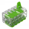 WAGO 221-430 COMPACT 2-dzīslu savienotājs, 0,2-4 mm², 15 gab., Green Range