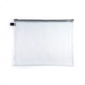 FolderSys rāvējslēdzēja maciņš B4 caurspīdīgs PVC 0,2 mm