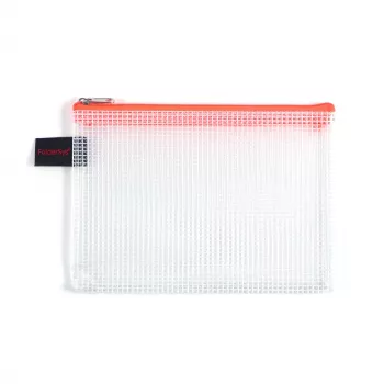 FolderSys A6 rāvējslēdzēja maciņš caurspīdīgs PVC 0,2 mm