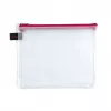 Foldersys B6 rāvējslēdzēja maciņš caurspīdīga PVC dokumentu soma