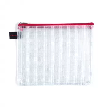 Foldersys B6 rāvējslēdzēja maciņš caurspīdīga PVC dokumentu soma