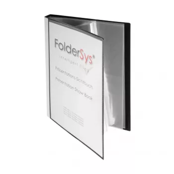 Foldersys Display Book A4 Melns 40 Kabatas