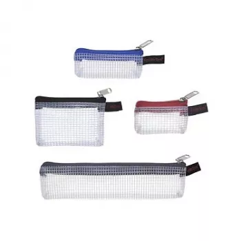 FolderSys 4 rāvējslēdzēja maciņu komplekts 1x 170x40 mm pelēks 3x 80x55 mm melns/pelēks