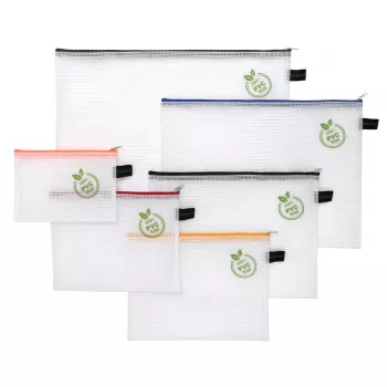 FolderSys rāvējslēdzēja maciņu komplekts 1x A6, B6, A5, B5, A4, B4