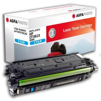 AgfaPhoto APTHPCF361XE saderīga tonera kasetne ciāna, augstas ietilpības, 9500 lapas HP