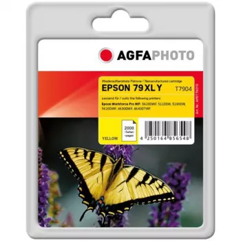 AGFAPHOTO APET790YD Pārlādēta dzeltena tintes kasetne (augstas ietilpības) Epson 79XL