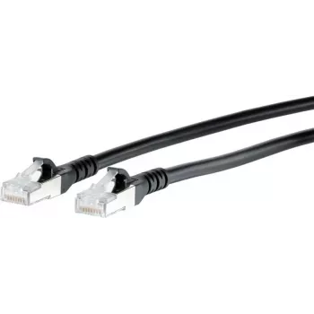 METZ CONNECT BTR 1308457500-E Patch Cable RJ45 Cat.6A AWG26 S/FTP LSOH 7.5m Melns