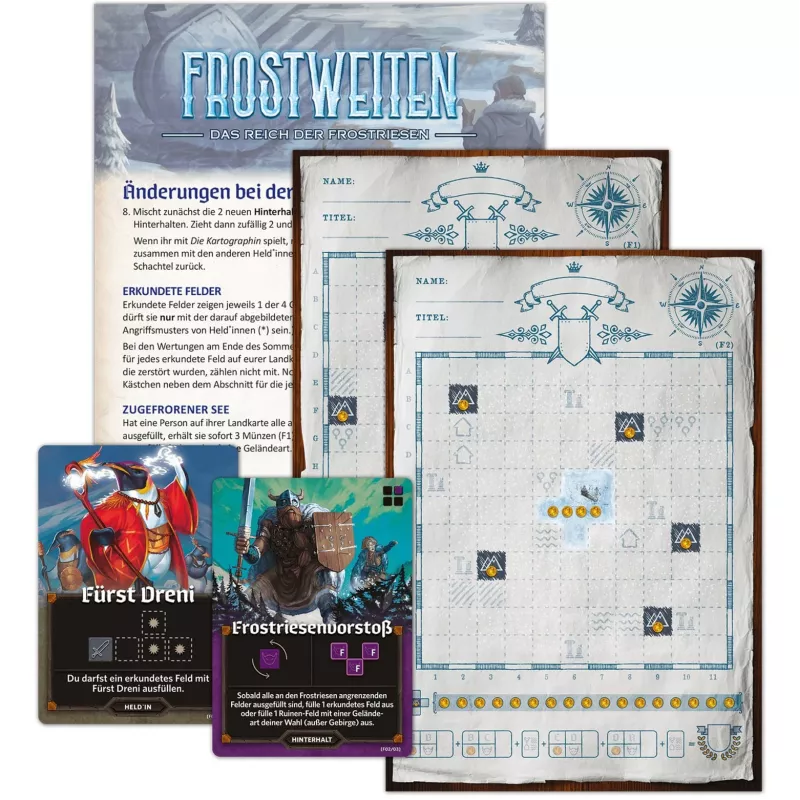 Pegasus Spiele Der Kartograph & Die Kartographin: Ferne Expeditionen Expansion