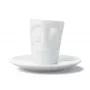 FIFTYEIGHT PRODUCTS Espresso krūze ar rokturi 80ml - Cheerful White