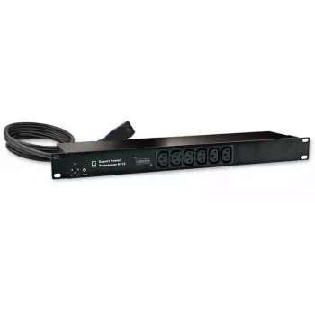 GÜDE 8112-6 Sequencer C19 UES Filter 6xC13 CEE320 C19 - Slēdzamā PDU 1U statīvā