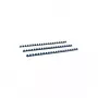 LMG Plastmasas iesiešanas ķemme 12 mm Zila (BRP120-BL) - 100 gab.