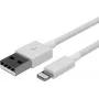 SHIVERPEAKS Flexline USB uzlādes un sinhronizācijas kabelis, USB-A uz 8-Pin (Lightning), 2,0 m, balts