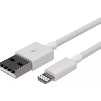 SHIVERPEAKS Flexline USB Charge & Sync Cable, USB-A to Apple 30-pin, 2.0, ABS, White, 3.0m (FL31-12046)
