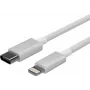 SHIVERPEAKS Flexline USB-C uz Lightning uzlādes kabelis, PD, balts, 1,5 m (FL31-13052)