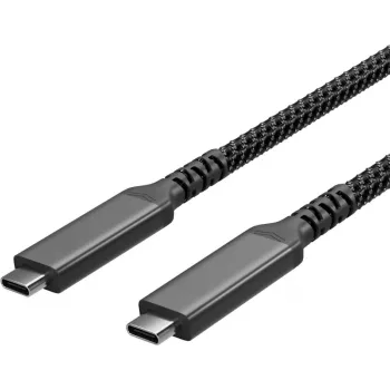 ShiverPeaks Flexline USB-C uz USB-C kabelis, USB 3.2 Gen 2, 100W PD, pīts neilons, 2m (FL31-75007)