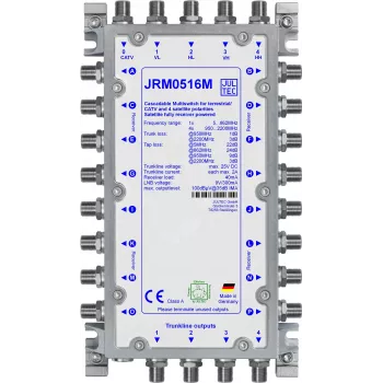 JULTEC JRM0516M 16-Virzienu Vairākslēdzis ar 4 SAT Ieejām un 1 Virszemes Ieeju
