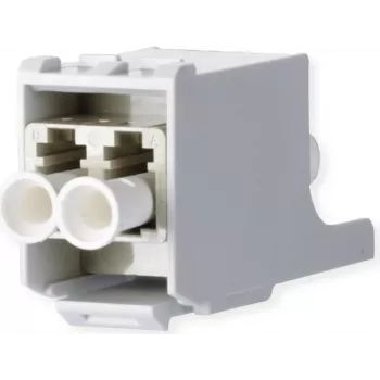 METZ CONNECT OpDAT LC Duplex Multimode modulis, keramikas ferule, bēšs