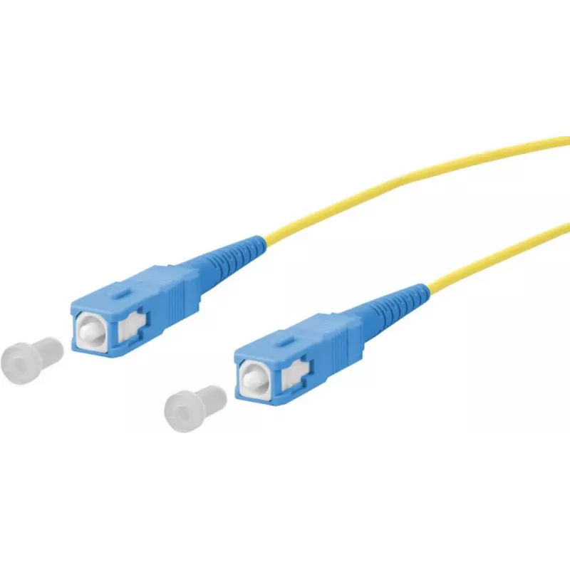 METZ CONNECT OpDAT Patch Cable SC-SC OS2 5.0 m Yellow 2.0 mm