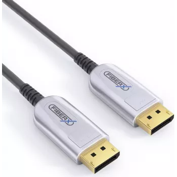 PureLink FiberX Series FX-I250 DisplayPort kabelis - DisplayPort 1.2 - 15m - Melns