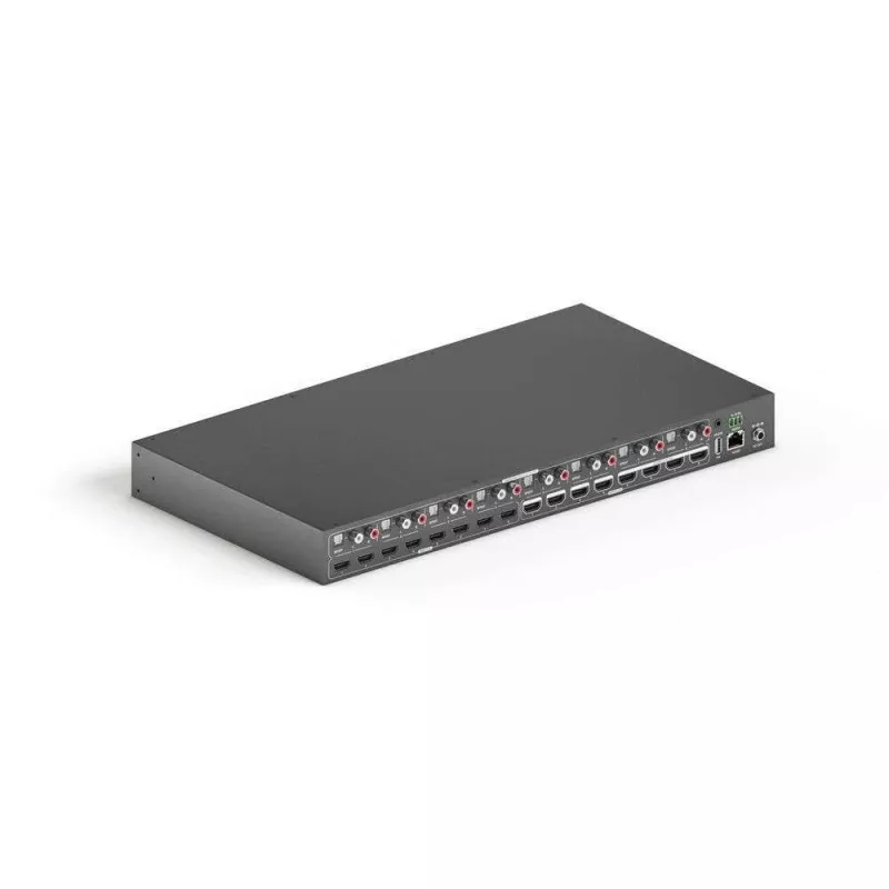 PureLink PureTools PT-MA-HD88DA - 8x8 HDMI matrica, 4K@60Hz, HDCP 2.2, 18 Gbps, audio atdalīšana, uzstādāma statīvā