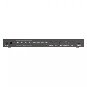PureLink 4x1 HDMI 2.1 Switch - 48Gbps - 8K 60Hz 4:2:0 12-bit Audio De-Embedding and KVM Switch - 4-Port