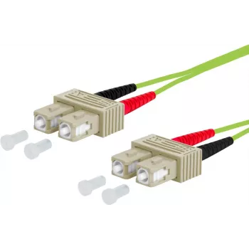 Metz Connect OpDAT optiskās šķiedras savienojuma kabelis SC Duplex–SC Duplex OM5 10 m