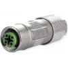 METZ CONNECT M12 ligzda D-kodēta IP67 lauka montāžai (MMF881A115)