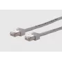 METZ CONNECT Patch Cable Cat.6 Ultraflex500 VoIP AWG 26 10.0 m Grey