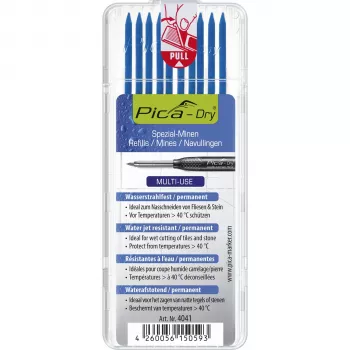 PICA-MARKER Pica DRY Refills Blue - 10 vadi, 2,8 mm, 125 mm