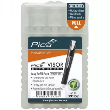 Pica VISOR Permanentās nomaiņas pildījumi balti (10 iepakojumā)
