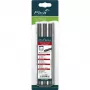 PICA BIG DRY Refills Carpenter 2H - 12 vadi, taisnstūrveida 2x5mm, 150mm, melns grafīts