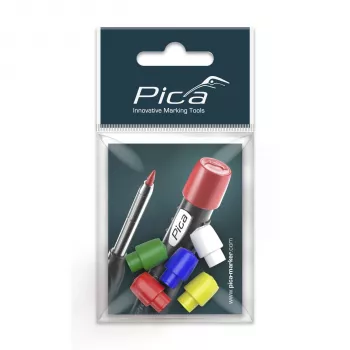 PICA-MARKER Pica Accessory Set Coloured Caps for Pica-Dry