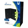 MEDIARANGE Retail Pack DVD Case Double - DVD video kārba - ietilpība: 2 CD/DVD - melna (5 gab. iepakojums)