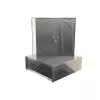 MEDIARANGE BOX21-M rotaslietu maciņš - 1 disks - melns - caurspīdīgs - plastmasa - 120 mm - 140 mm