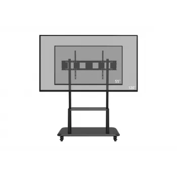 CELEXON Professional Adjust-55120MP mobilais displeja statīvs 55-120 inch ekrāniem, matēti melns