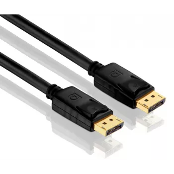 PureLink PureInstall DisplayPort kabelis 7,5 m - DisplayPort 1.2 4K 60Hz - Apzeltīti savienotāji - Melns