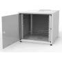 IT-BUDGET 19 inch tīkla skapis SJB - 10U - 600x600 mm - stikla durvis - aizmugurējais panelis - gaiši pelēks (W-3987-01-01-011-BBL)